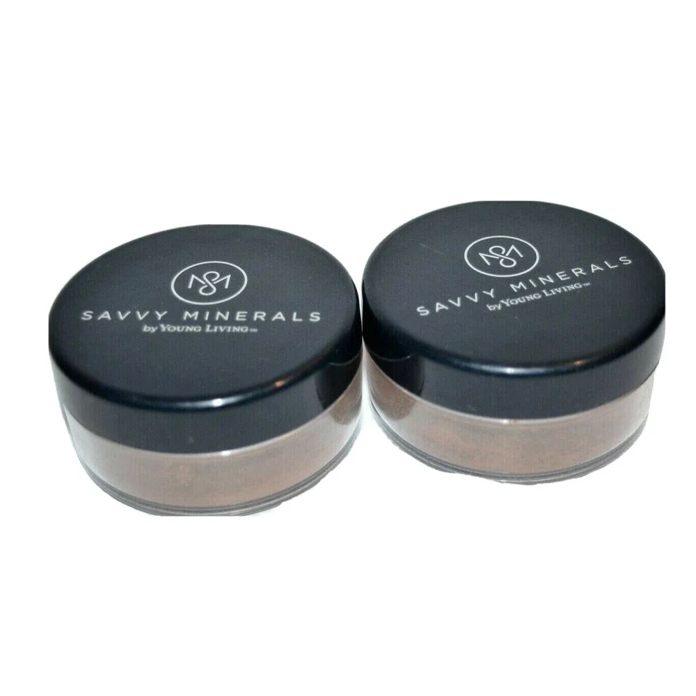 Young Living Savvy Minerals Foundation Shade Dark #4  20861 4pc set  NEW